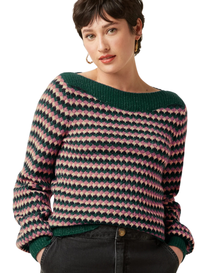 Erin Top Flora, pine green