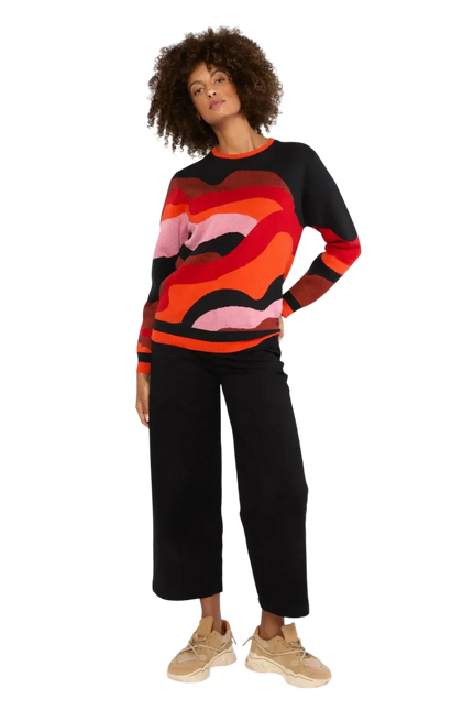 BLUTSGESCHWISTER trui Cosy Storyteller autumn wave