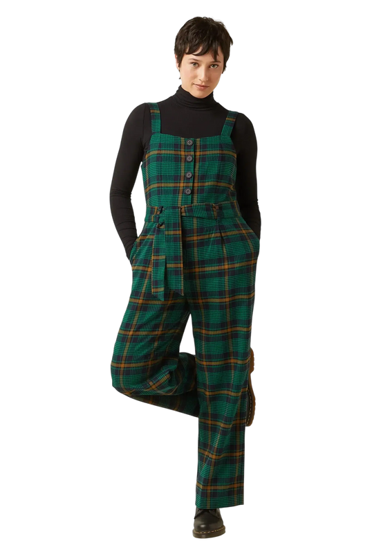 Ines Jumpsuit Leeds Check, evening blue