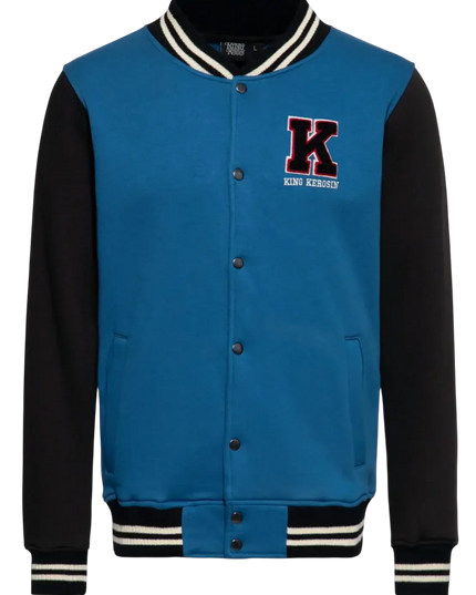 KING KEROSIN College Sweat Jacket Blanko