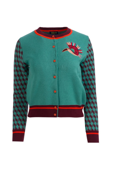 Knitwear Cardigan bird of paradise