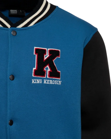 KING KEROSIN College Sweat Jacket Blanko