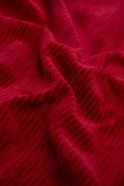 BLUTSGESCHWISTER JACK Jolly Zip Up fine needle red