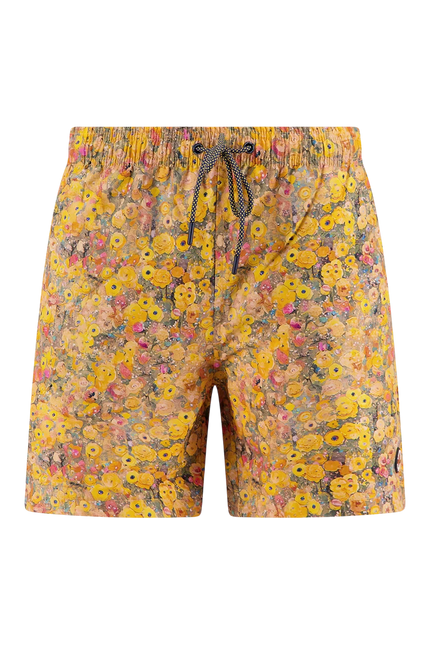 A FISH NAMED FRED swimshort Klimt Flowers