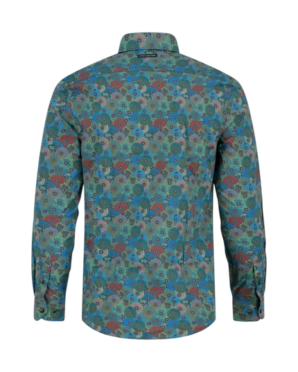 A FISH NAMED FRED BLOUSE JAPANESE ROUNDS / TOKYO TRIP, MULTICOLOR