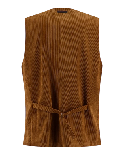 A fish named Fred waistcoat rib, cognac