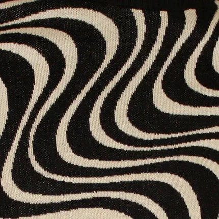 Wavyline black-cream
