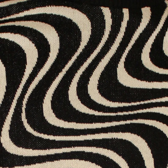 Wavyline black-creme