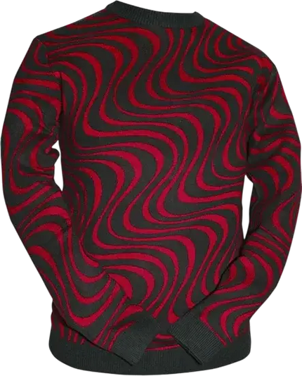 Wavyline black-red