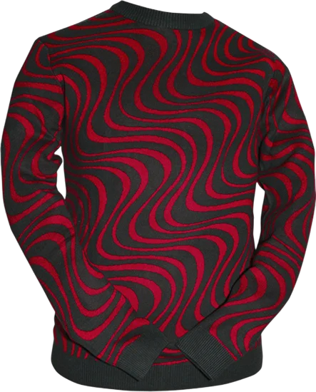 Wavyline black-red