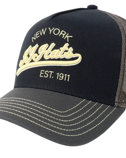 JJ HATS TRUCKERCAP, NEW YORK EST.1911