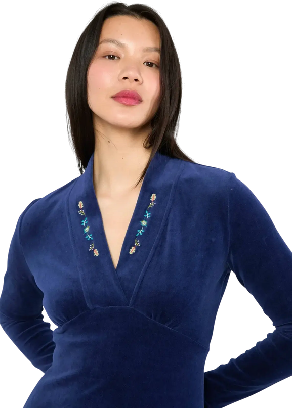 Aura Glamour de Veludo, azul profundezas índigo