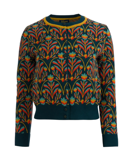 Knitwear Cardigan barock flower
