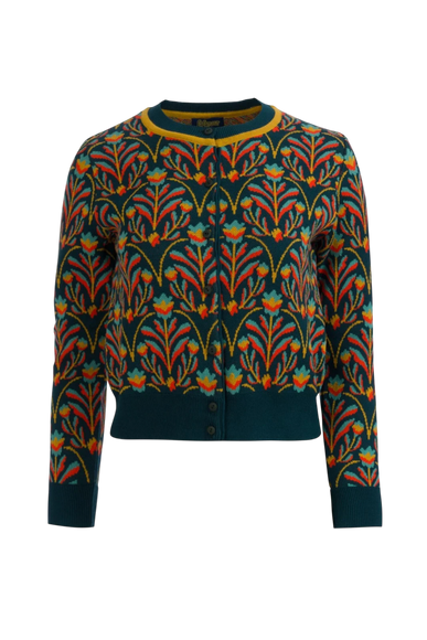 Knitwear Cardigan barock flower