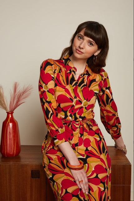 KING LOUIE Carina Dress Adore Black