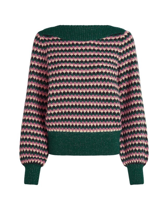 Erin Top Flora, pine green