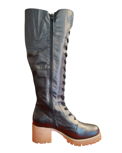Botte à lacets Serena noir