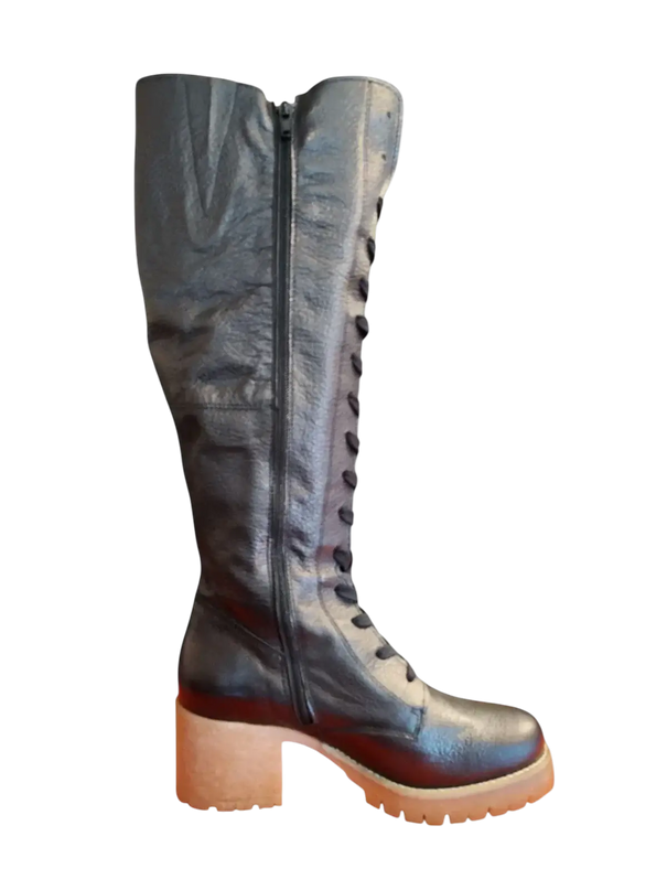 rijglaars Serena zwart