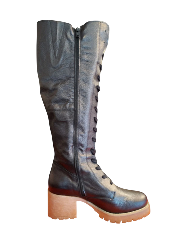 rijglaars Serena zwart