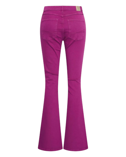 Dora flared leg, berry