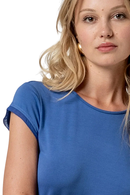 SHORT SLEEVE TEE - BLUE