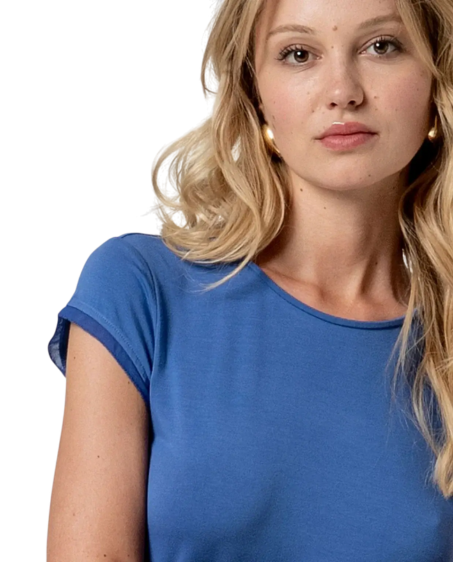 SHORT SLEEVE TEE - BLUE