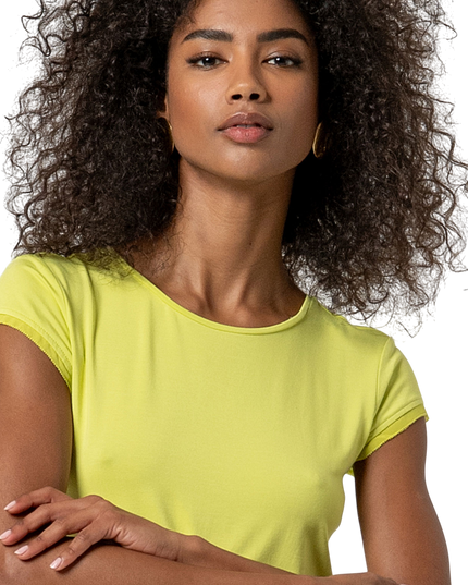 SHORT SLEEVE T-SHIRT -ACID GREEN