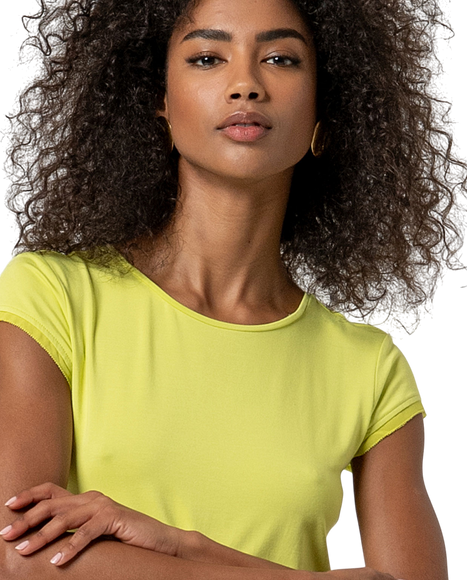 SHORT SLEEVE T-SHIRT -ACID GREEN