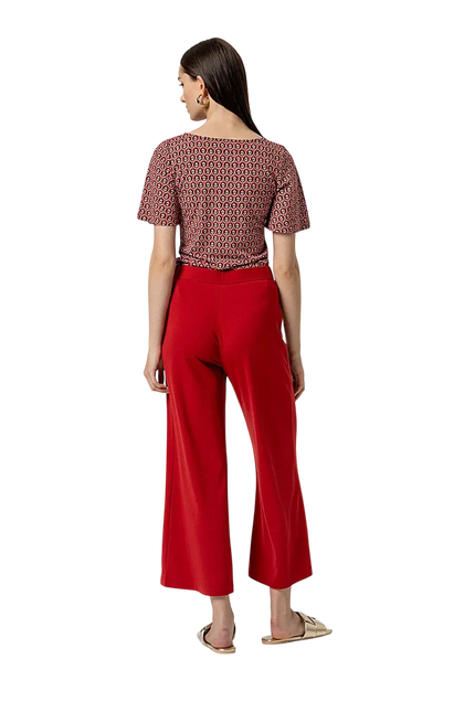 RED PANTS WITH POCKETS