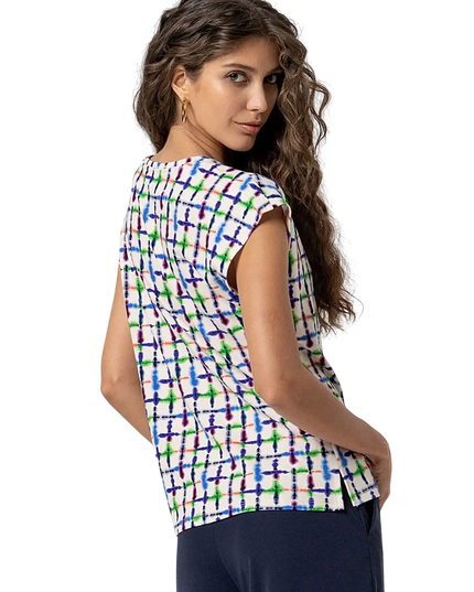 CAMISETA SEM MANGA AZUL