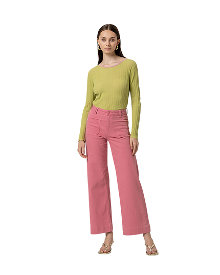 WIDE LEG PANTS PINK