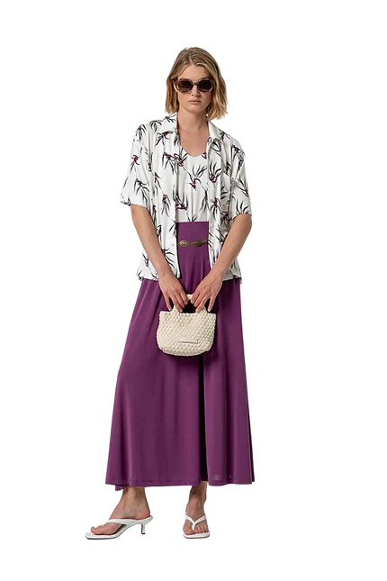 PURPLE MAXI SKIRT