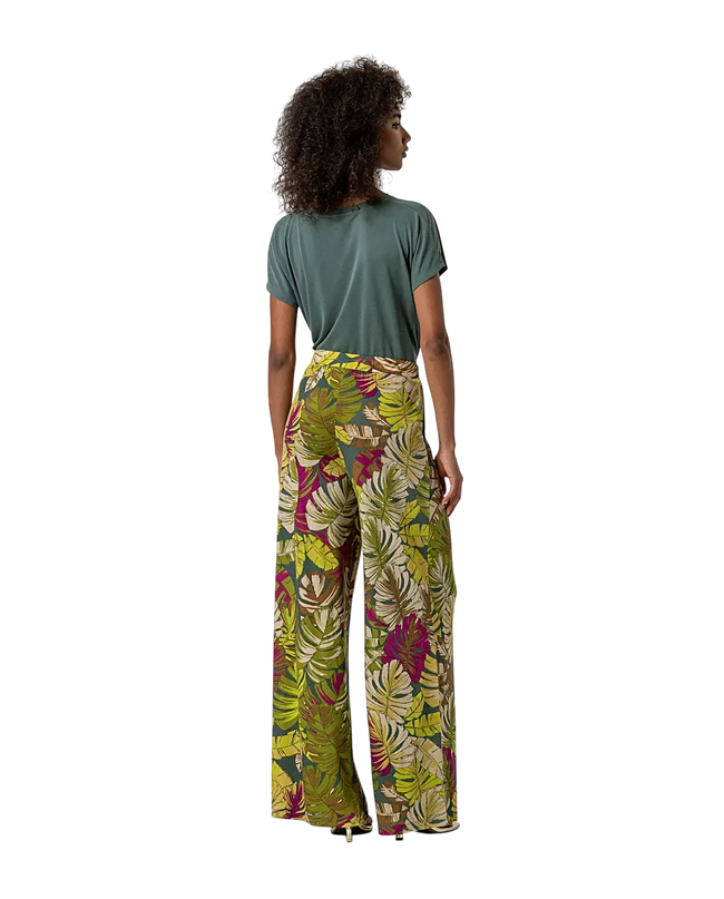 WIDE LEG PANTS GREEN