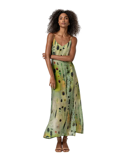 VESTIDO SURKANA DE ALCINHA E DECOTE V VERDE