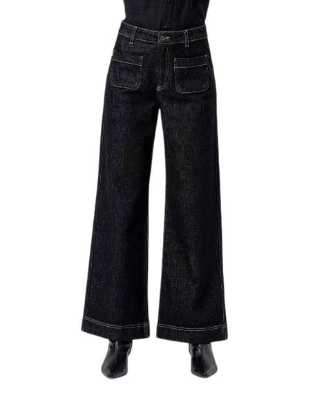 SURKANA JEANS MET FRONT POCKETS, INDIGO