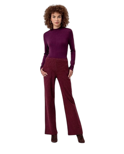 SURKANA STRAIGHT LEG BROEK, BORDEAUXROOD