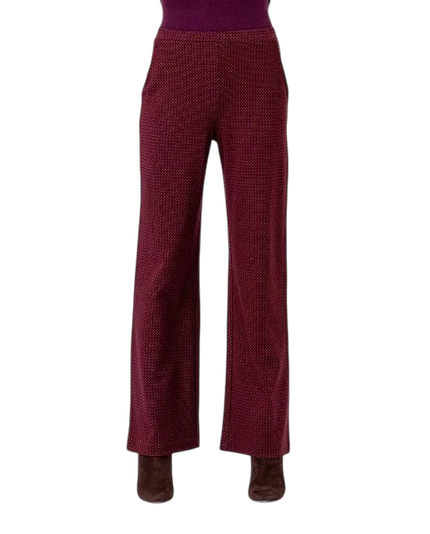 SURKANA STRAIGHT LEG BROEK, BORDEAUXROOD