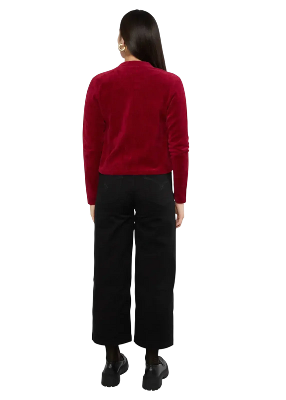 Jolly Zip Up feine Nadel rot