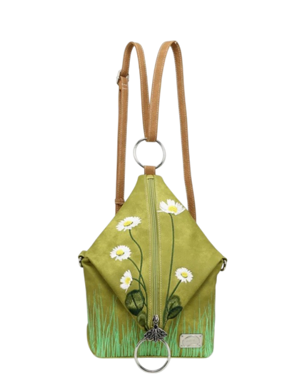 Wildflower crosbody/backpack, l. green
