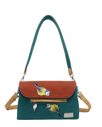 Twiggle Koolmeesjes Petrol/red