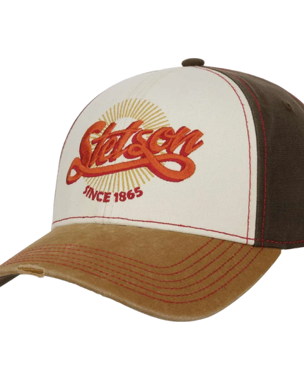 STETSON BASEBALL CAP, VINTAGE DISTRESSED