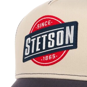 STETSON TRUCKER CAP CLASSIC POINT, NAVY/ GREY