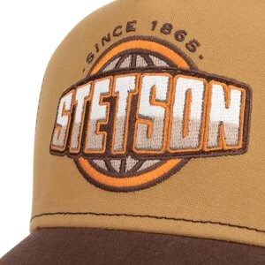 STETSON TRUCKER CAP CLASSIC GLOBE, BROWN