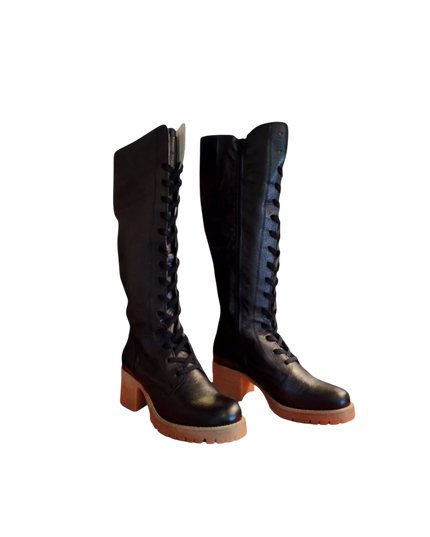 rijglaars Serena zwart