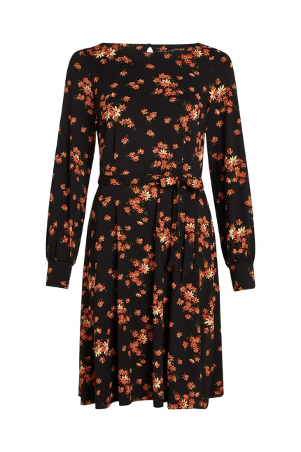 KING LOUIE Betty Bellsleeve Dress Rivera Black