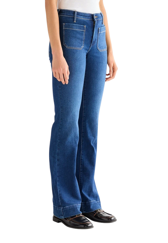 WRANGLER FLARE JEANS, DARK WASH