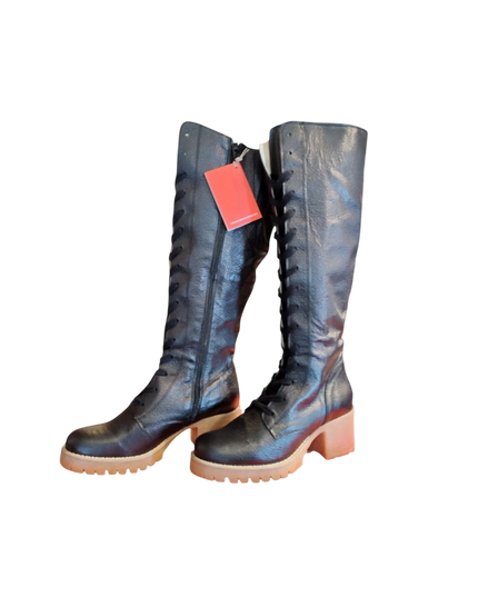 rijglaars Serena zwart