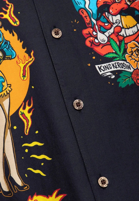 Koszula Hawaii Acapulco Gold czarna