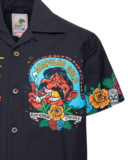 Koszula Hawaii Acapulco Gold czarna