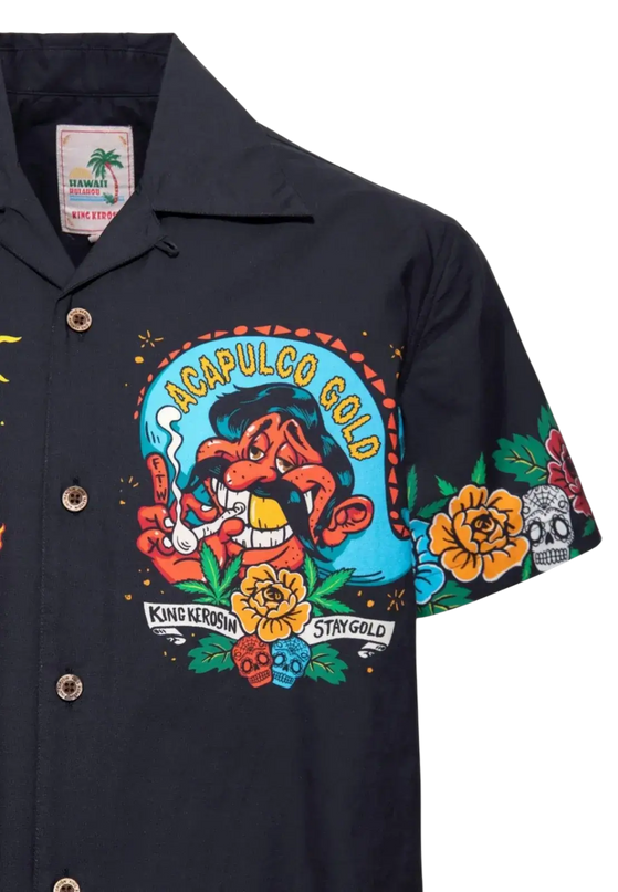 Koszula Hawaii Acapulco Gold czarna